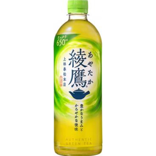 綾鷹 Ｐ６５０ｍｌ 【新商品 4/15 発売】 【今月の特売 飲料水】 □お取り寄せ品 【購入入数２４個】