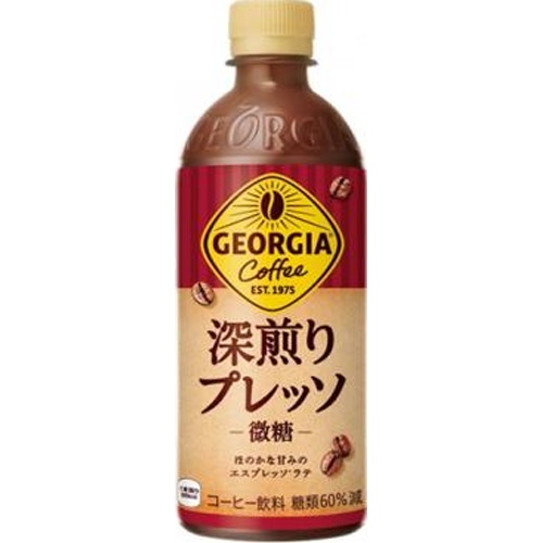 ジョージア 深煎りプレッソ Ｐ５００ｍｌ 【今月の特売 飲料水】 △ 【購入入数２４個】
