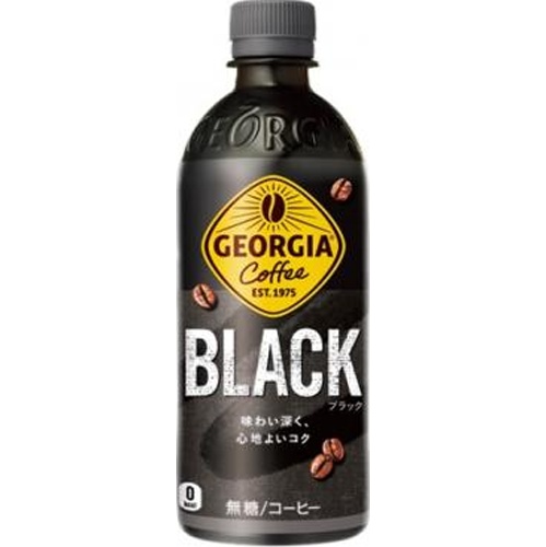 ジョージア ブラック Ｐ５００ｍｌ 【今月の特売 飲料水】 △ 【購入入数２４個】