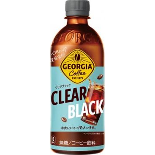 ジョージア クリアブラック Ｐ５００ｍｌ 【新商品 6/9 発売】 【今月の特売 飲料水】 △ 【購入入数２４個】
