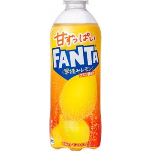 甘ずっぱいファンタ 早摘みレモンＰ４９０ｍｌ 【新商品 7/14 発売】 【今月の特売 飲料水】 △ 【購入入数２４個】
