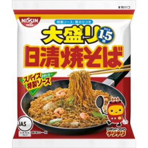 日清 焼そば大盛り１．５倍（袋） □お取り寄せ品 【購入入数２４個】