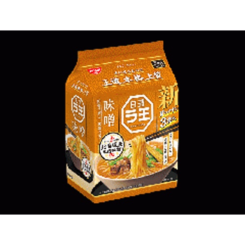 日清 ラ王味噌 ３食パック 【新商品 3/18 発売】 【今月の特売 麺類】 △ 【購入入数９個】