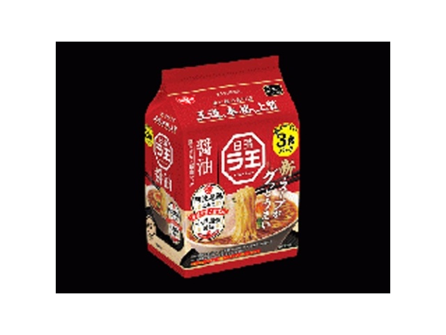 日清 ラ王醤油 ３食パック 【新商品 9/22 発売】 □お取り寄せ品 【購入入数９個】