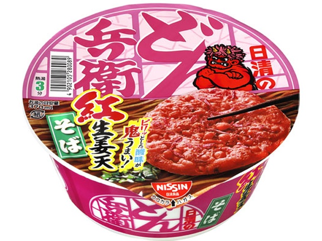 日清 どん兵衛 紅生姜天そば □お取り寄せ品 【購入入数１２個】