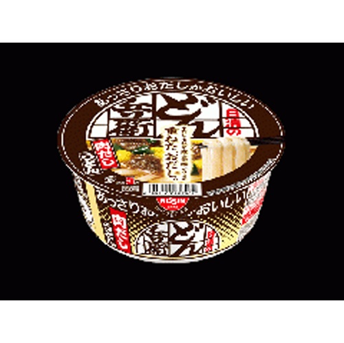 日清 あっさりおだしがおいしいどん兵衛肉だしうど □お取り寄せ品 【購入入数１２個】