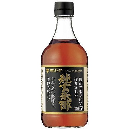 ミツカン 純玄米酢 ５００ｍｌ □お取り寄せ品 【購入入数１２個】