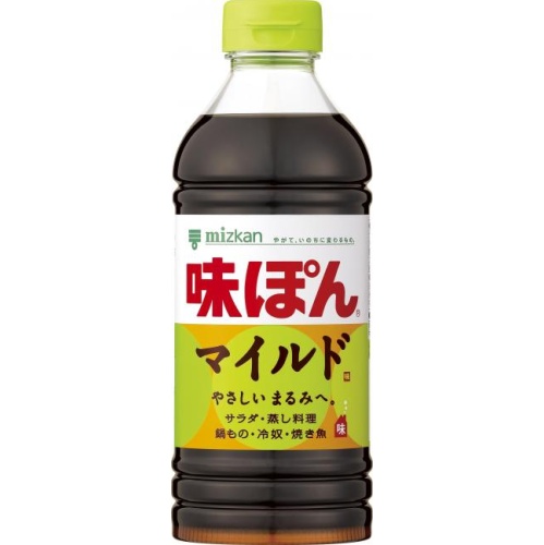 ミツカン 味ぽんＭＩＬＤ ５００ｍｌ □お取り寄せ品 【購入入数１２個】