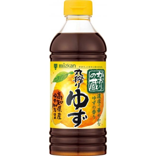 ミツカン かおりの蔵 丸搾りゆず５００ｍｌ 【新商品 8/7 発売】 □お取り寄せ品 【購入入数１２個】