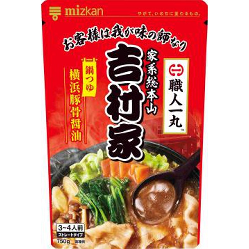 ミツカン 家系総本山吉村家監修横浜豚骨醤油鍋つゆ □お取り寄せ品 【購入入数１２個】