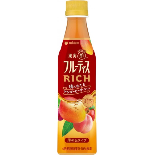 ミツカン フルーティスＲＩＣＨマンゴーピーチ３５０ □お取り寄せ品 【購入入数２４個】