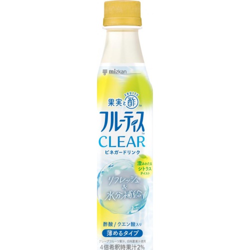 ミツカン フルーティスＣＬＥＡＲシトラス３５０ □お取り寄せ品 【購入入数２４個】