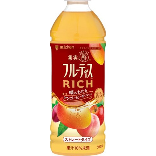 ミツカン フルーティスＲＩＣＨマンゴーピーチ５００ □お取り寄せ品 【購入入数２４個】