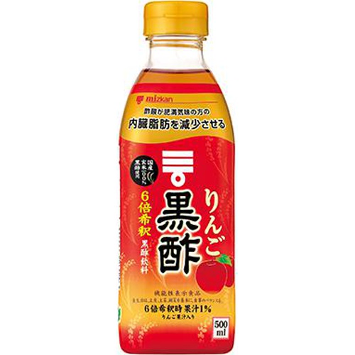 ミツカン りんご黒酢 ５００ｍｌ □お取り寄せ品 【購入入数６個】