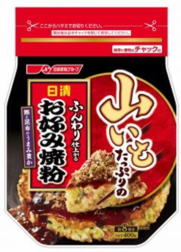 日清 山いもたっぷりのお好み焼粉４００ｇ □お取り寄せ品 【購入入数１２個】