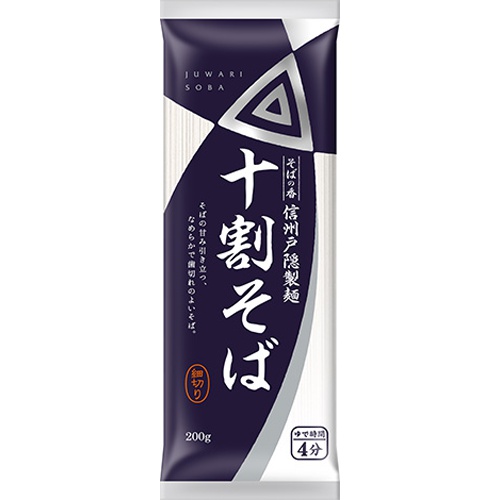 日清 そばの香 信州戸隠製麺十割そば２００ｇ □お取り寄せ品 【購入入数２０個】