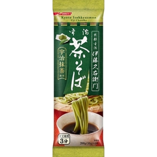 日清 伊藤久右衛門 宇治茶そば２００ｇ  【購入入数１５個】
