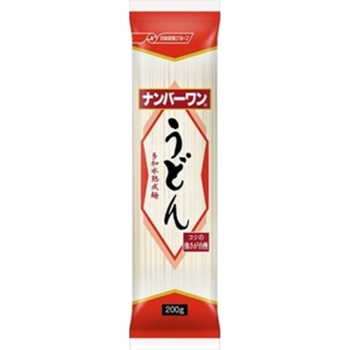 日清 ナンバーワン うどん２００ｇ  【購入入数２０個】