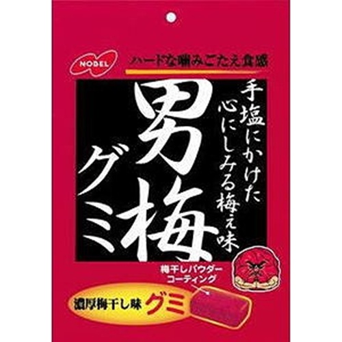 ノーベル 男梅グミ ３８ｇ △ 【購入入数６個】