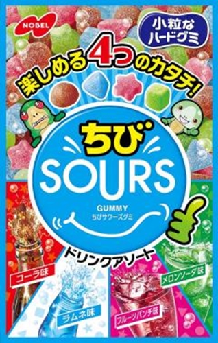 ノーベル ちびサワーズドリンクアソート ８０ｇ △ 【購入入数６個】