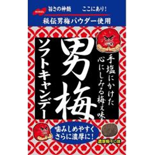ノーベル 男梅ソフトキャンデー３５ｇ △ 【購入入数７２個】