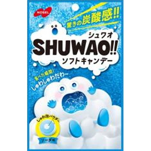 ノーベル シュワオソフトキャンデー ３０ｇ 【新商品 6/3 発売】 □お取り寄せ品 【購入入数７２個】