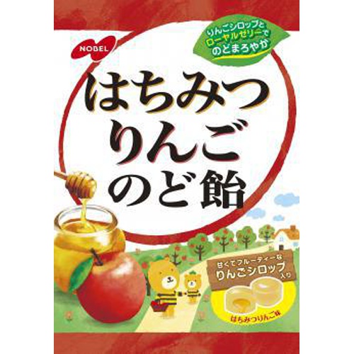 ノーベル はちみつりんごのど飴１１０ｇ □お取り寄せ品 【購入入数４８個】