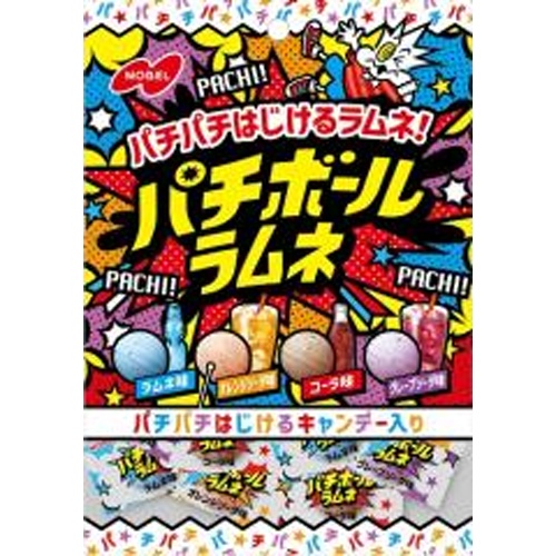 ノーベル パチボールラムネ ドリンクアソート６０ｇ 【新商品 3/17 発売】 △ 【購入入数６個】