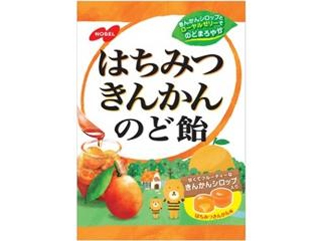 ノーベル はちみつきんかんのど飴１１０ｇ 【新商品 10/6 発売】 □お取り寄せ品 【購入入数４８個】