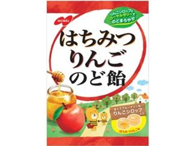ノーベル はちみつりんごのど飴１１０ｇ 【新商品 10/6 発売】 □お取り寄せ品 【購入入数４８個】