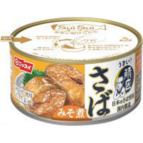 ニッスイ スイスイオープン鯖匠さば味噌煮１８０ｇ 【今月の特売 ビン・缶詰】 □お取り寄せ品 【購入入数１２個】