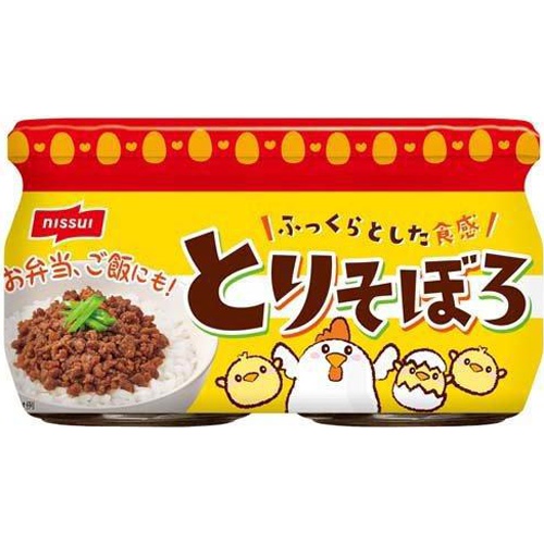 ニッスイ とりそぼろ ２個パック 【今月の特売 ビン・缶詰】 【購入入数１２個】