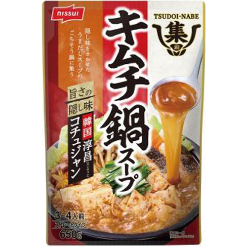 ニッスイ 集鍋キムチ鍋スープ ６５０ｇ □お取り寄せ品 【購入入数１６個】