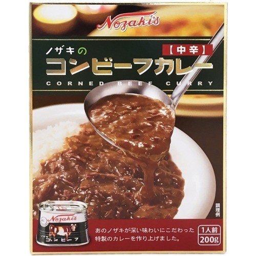 ノザキ コンビーフカレー中辛 ２００ｇ 【今月の特売 インスタント】 △ 【購入入数４０個】