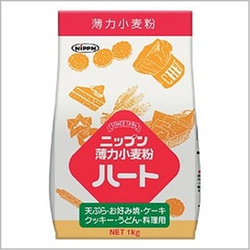 ニップン ハート小麦粉１ｋｇ 【今月の特売 乾物】 □お取り寄せ品 【購入入数５個】