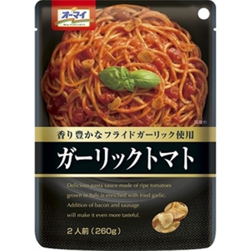 オーマイ ガーリックトマト ２４０ｇ 【今月の特売 麺類】 【購入入数２４個】
