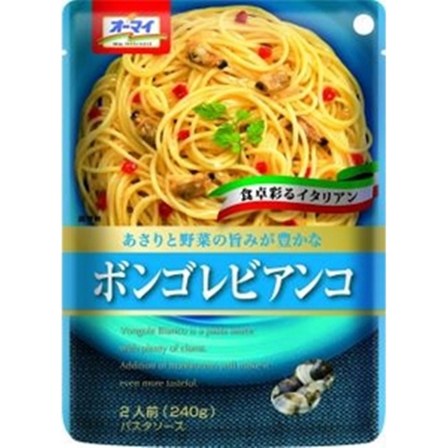 オーマイ ボンゴレビアンコ ２４０ｇ 【今月の特売 麺類】 □お取り寄せ品 【購入入数２４個】