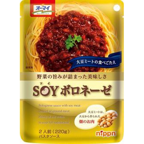 オーマイ ＳＯＹボロネーゼ ２２０ｇ 【今月の特売 麺類】 □お取り寄せ品 【購入入数２４個】