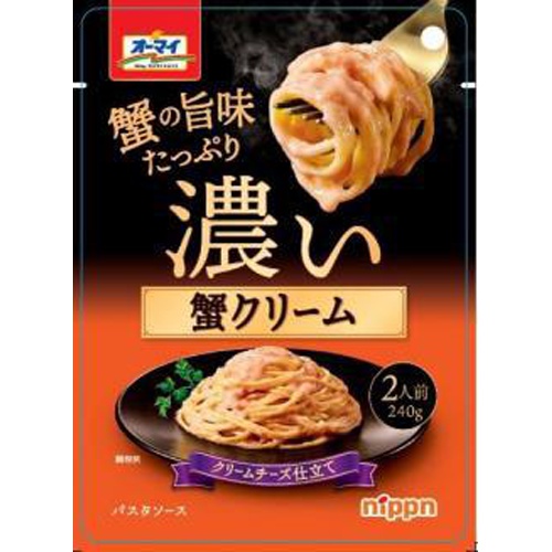 オーマイ 濃い蟹クリーム ２４０ｇ 【今月の特売 麺類】 △ 【購入入数１２個】