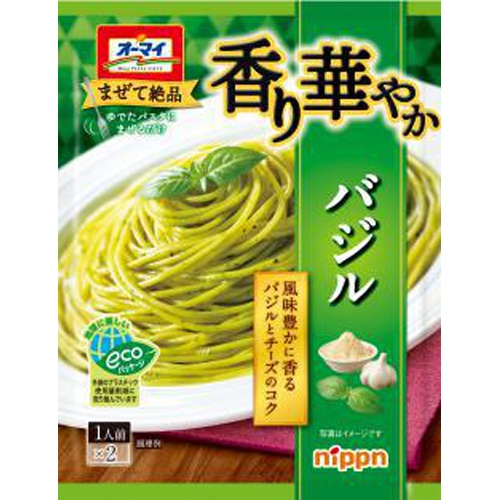 オーマイ 香り華やかバジル 【今月の特売 麺類】 △ 【購入入数８個】