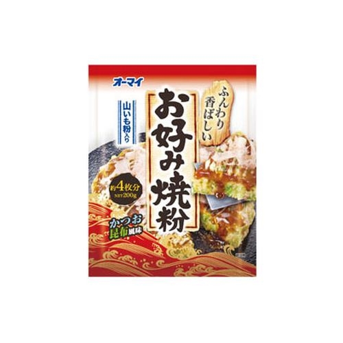 オーマイ お好み焼粉 ２００ｇ □お取り寄せ品 【購入入数３０個】