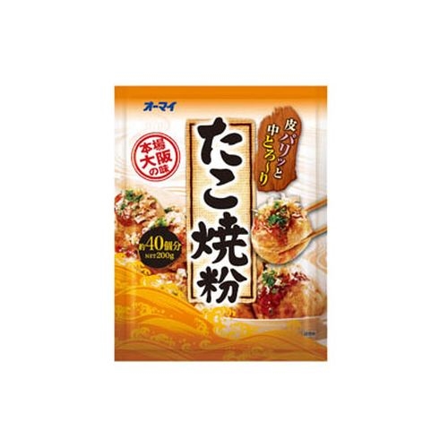 オーマイ たこ焼き粉 ２００ｇ □お取り寄せ品 【購入入数３０個】