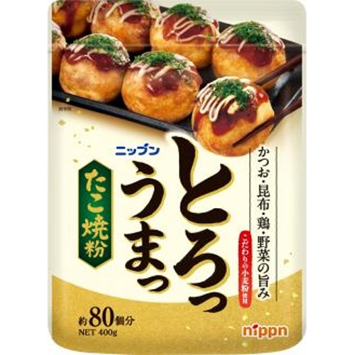 ニップン とろっうまったこ焼粉４００ｇ □お取り寄せ品 【購入入数１０個】