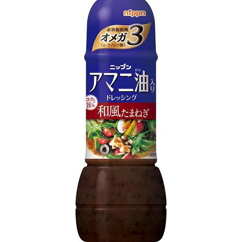 ニップン アマニ油入りドレ和風たまねぎ３００ｍｌ □お取り寄せ品 【購入入数２４個】