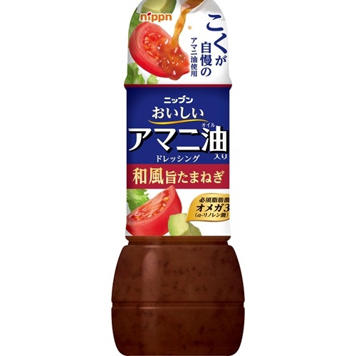 ニップン アマニ油入りドレ和風旨たまねぎ３００ｍｌ 【新商品 8/22 発売】 □お取り寄せ品 【購入入数２４個】
