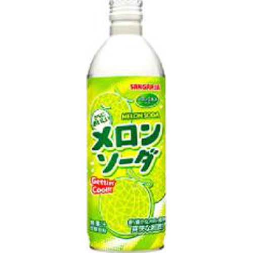 サンガリア メロンソーダ Ｂ缶５００ｇ △ 【購入入数２４個】