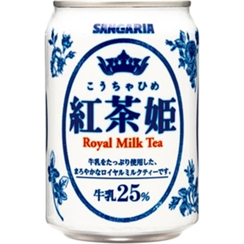 サンガリア 紅茶姫ロイヤルミルクティ２７５ｇ □お取り寄せ品 【購入入数２４個】