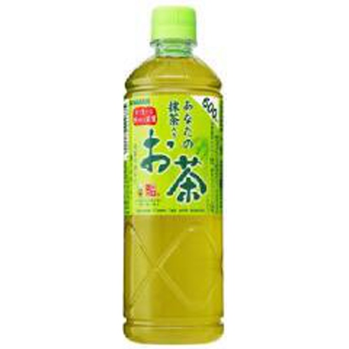 サンガリア あなたの抹茶入りお茶Ｐ６００ｍｌ 【今月の特売 飲料水】 □お取り寄せ品 【購入入数２４個】