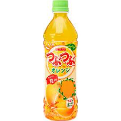 サンガリア つぶつぶオレンジ Ｐ５００ｍｌ △ 【購入入数２４個】