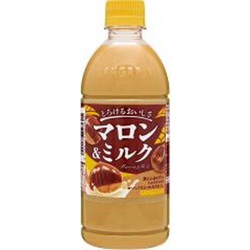 サンガリア とろけるおいしさマロン＆ミルクＰ５００ □お取り寄せ品 【購入入数２４個】